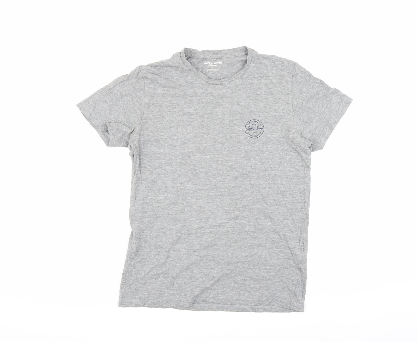 Jack & Jones Men's Grey M Crew Neck T-Shirt