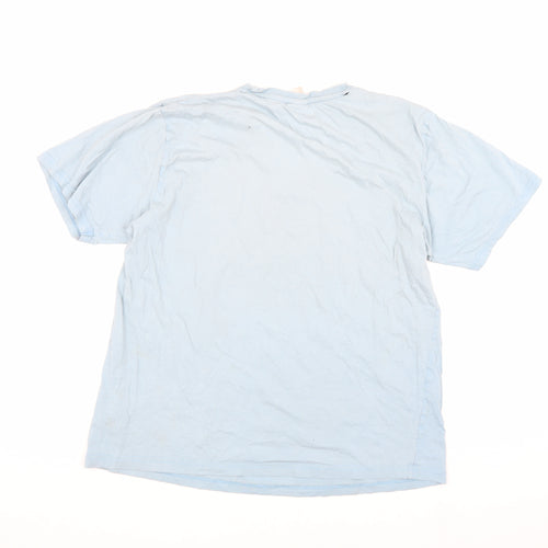 The Simpsons Homer Blue Men's Large Cotton T-Shirt