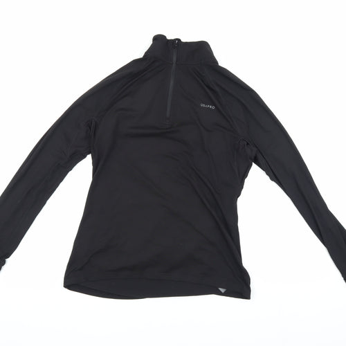 USA Pro Black Women's Track Jacket Size 14