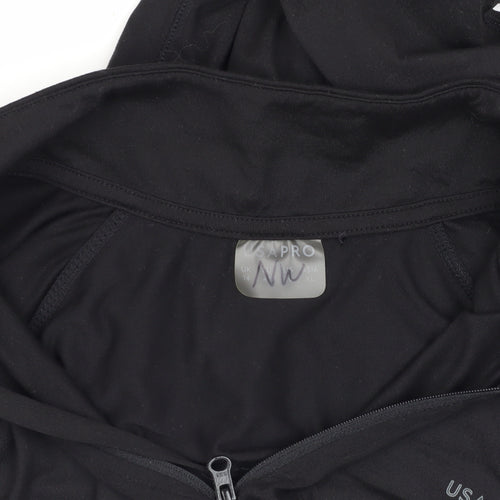 USA Pro Black Women's Track Jacket Size 14