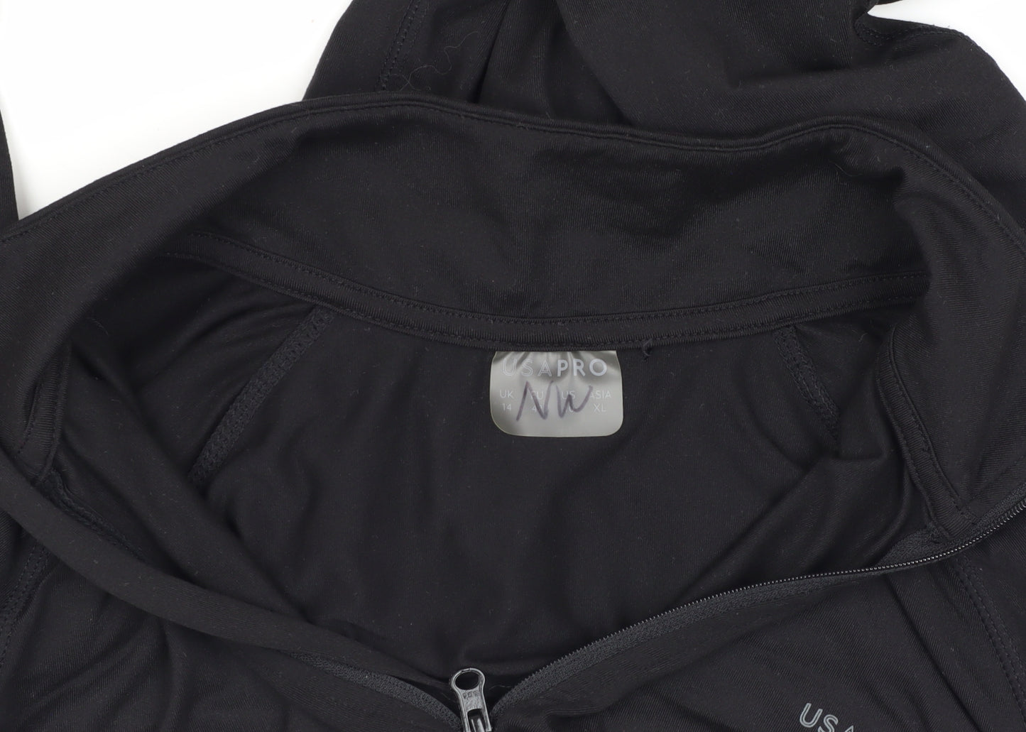 USA Pro Black Women's Track Jacket Size 14