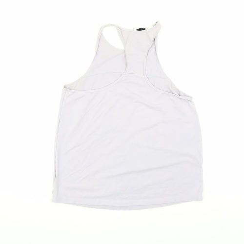 The Upside Unisex White Tank Top S Gym Cotton Blend