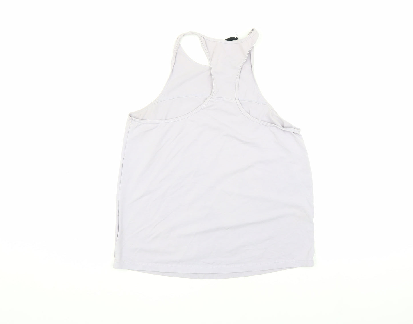 The Upside Unisex White Tank Top S Gym Cotton Blend