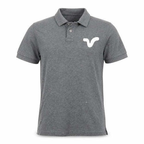 Voi Jeans Men's Grey Polo Shirt M Short Sleeve