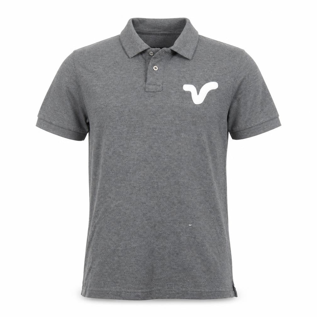 Voi Jeans Men's Grey Polo Shirt M Short Sleeve