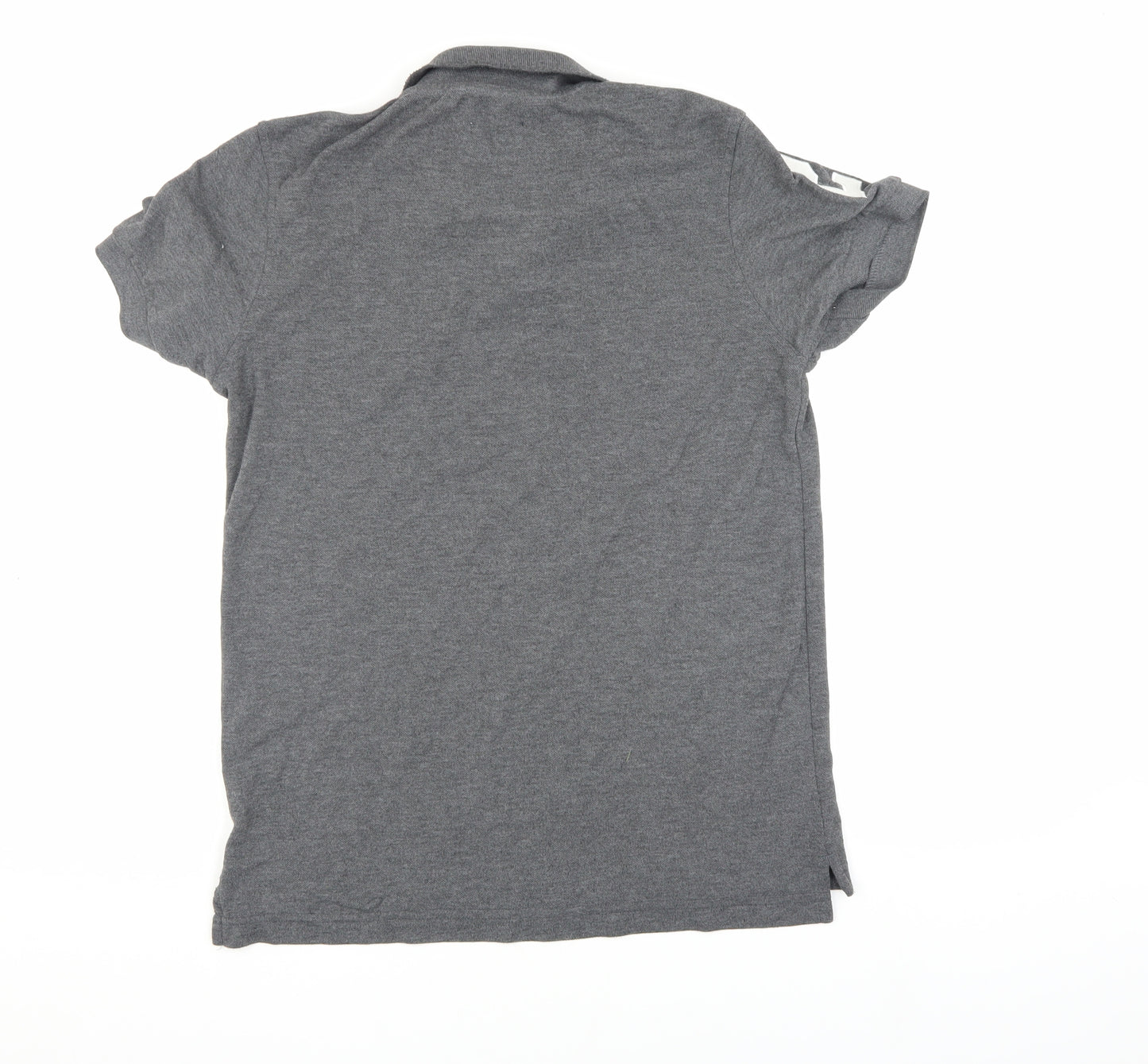Voi Jeans Men's Grey Polo Shirt M Short Sleeve