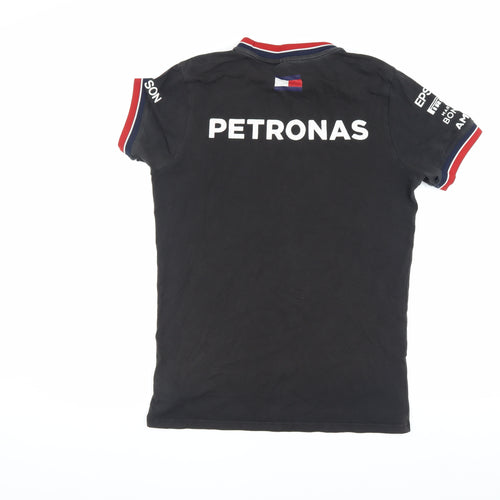 Stichd AMG Petronas Men's Black Logo T-Shirt - Size S