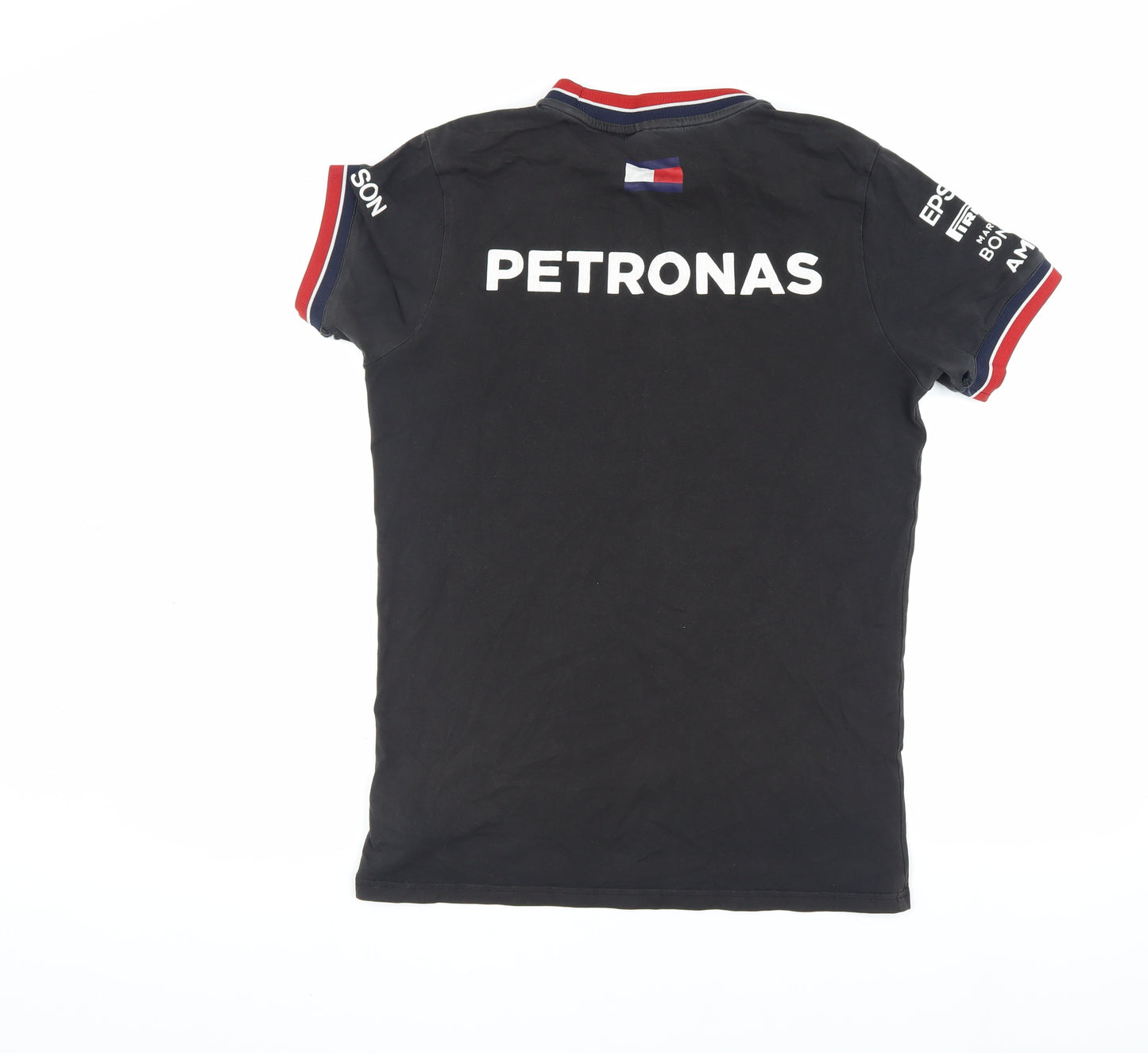Stichd AMG Petronas Men's Black Logo T-Shirt - Size S