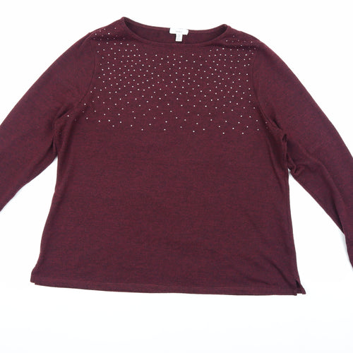 Spirit Women's Red Pullover Jumper Size 18