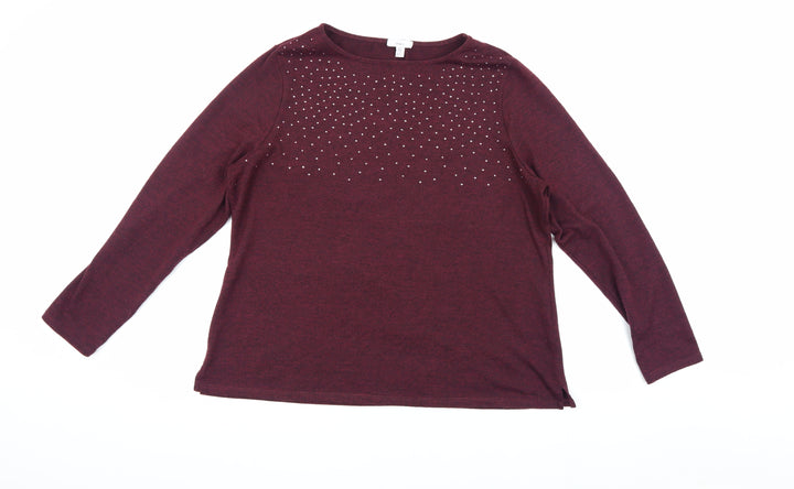 Spirit Women's Red Pullover Jumper Size 18