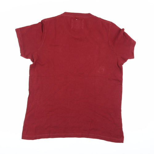 CC Double O Men's Red XL V-Neck T-Shirt