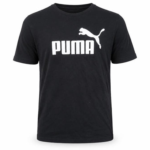 Puma Men's Black Sports T-Shirt, Medium, Crew Neck