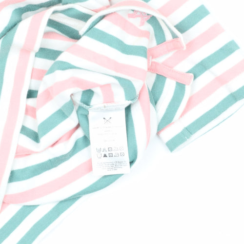 Crew Clothing Women's Multicoloured Stripe T-Shirt Size 8