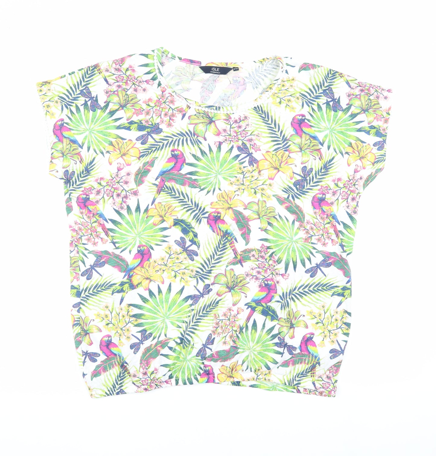 ISLE Essentials Women's Multicoloured L Tunic T-Shirt