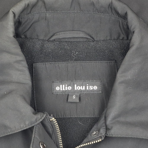 Ellie Lou Ise Women's Black Overcoat Size S