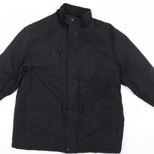 Paul Berman Men's Black XL Jacket with Zipped Pockets