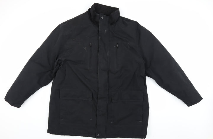 Paul Berman Men's Black XL Jacket with Zipped Pockets