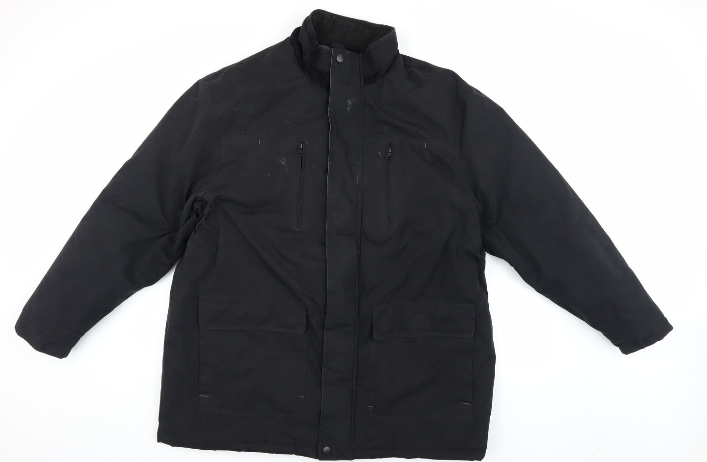 Paul Berman Men's Black XL Jacket with Zipped Pockets