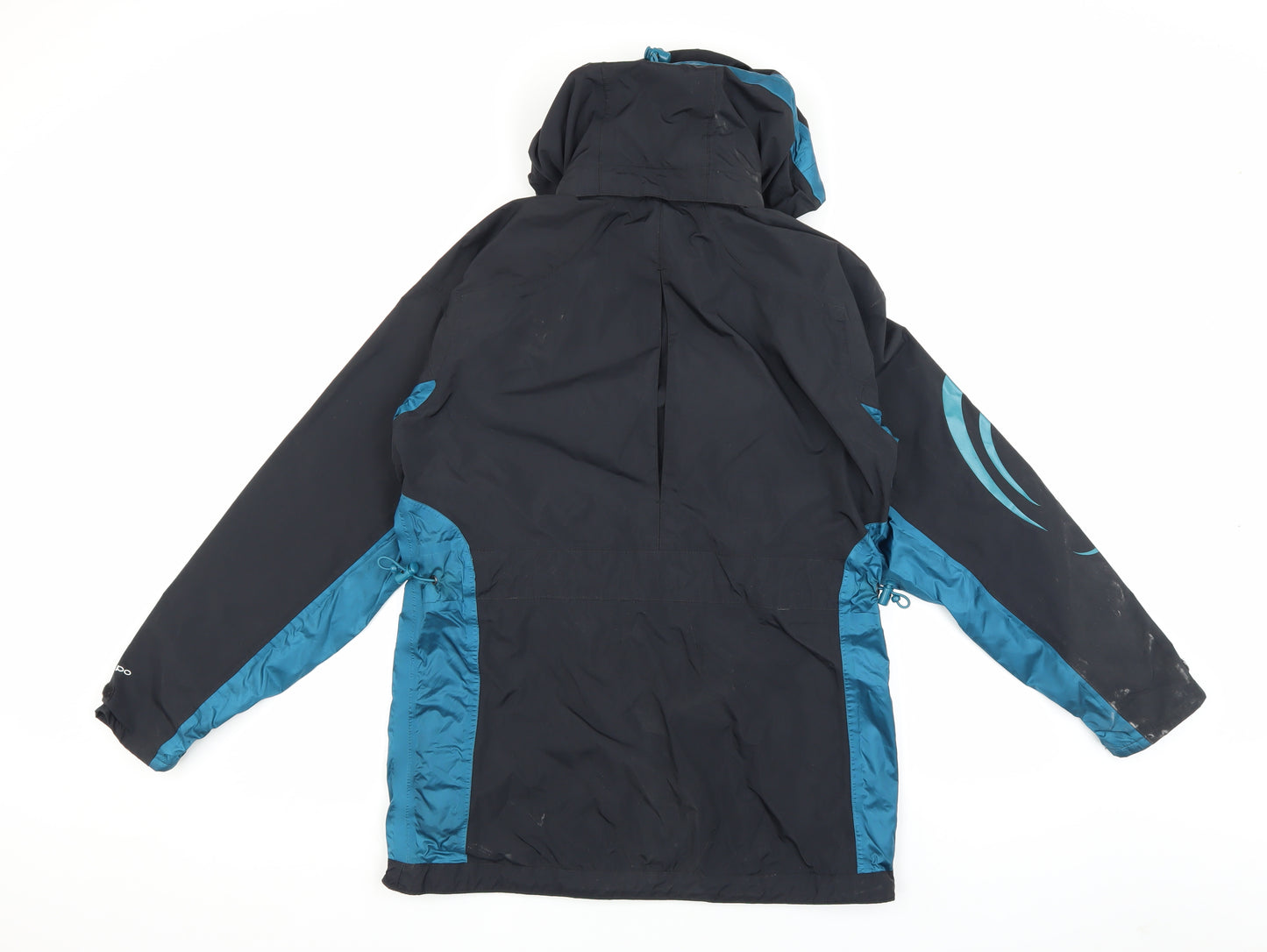 Next Women's Black Blue 3-in-1 Waterproof Jacket, Size 12