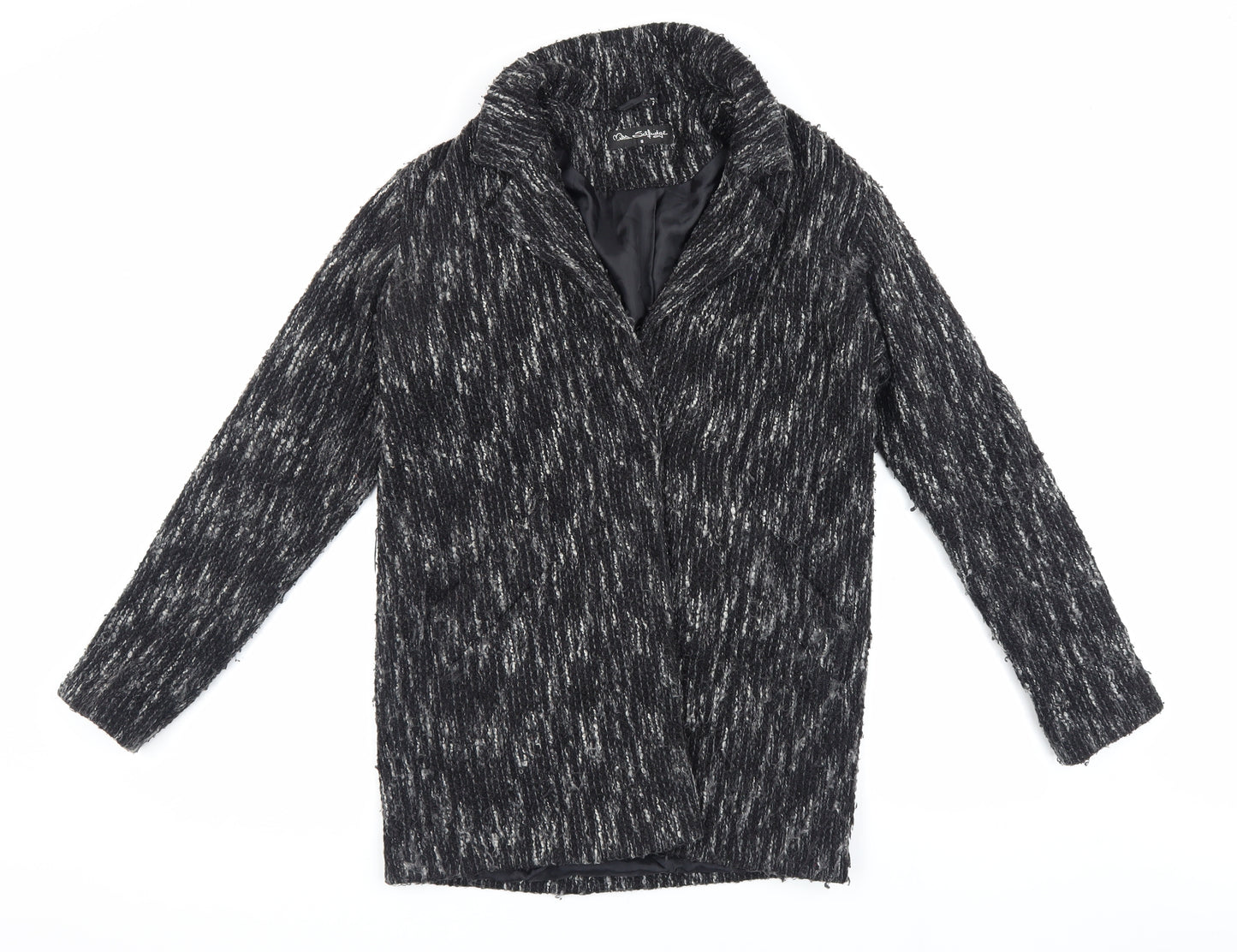 Miss Selfridge Women's Black Long Sleeve Coat