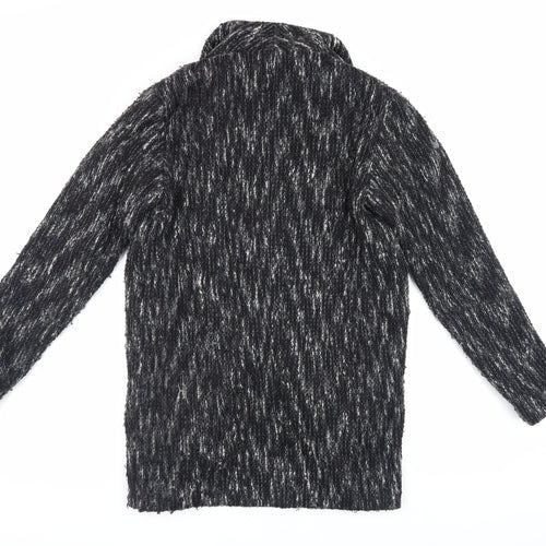 Miss Selfridge Women's Black Long Sleeve Coat