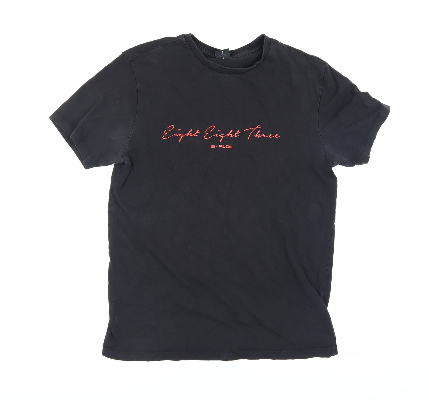883police Men's Black M T-Shirt in Cotton