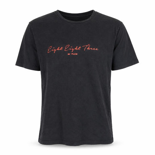 883police Men's Black M T-Shirt in Cotton