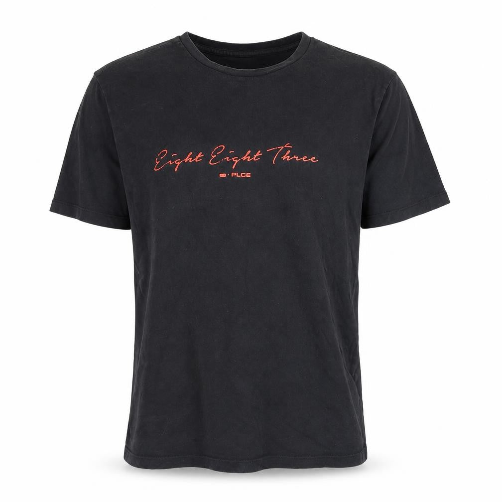 883police Men's Black M T-Shirt in Cotton