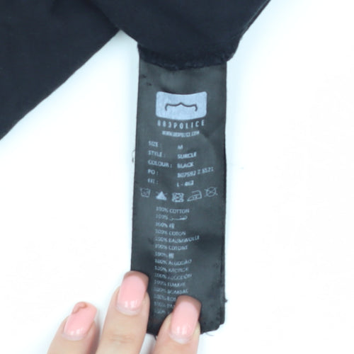 883police Men's Black M T-Shirt in Cotton