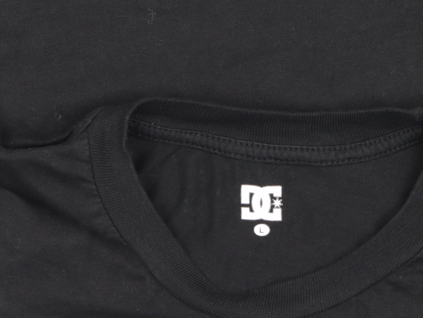 DC Men's Black Graphic Print T-Shirt, Size L