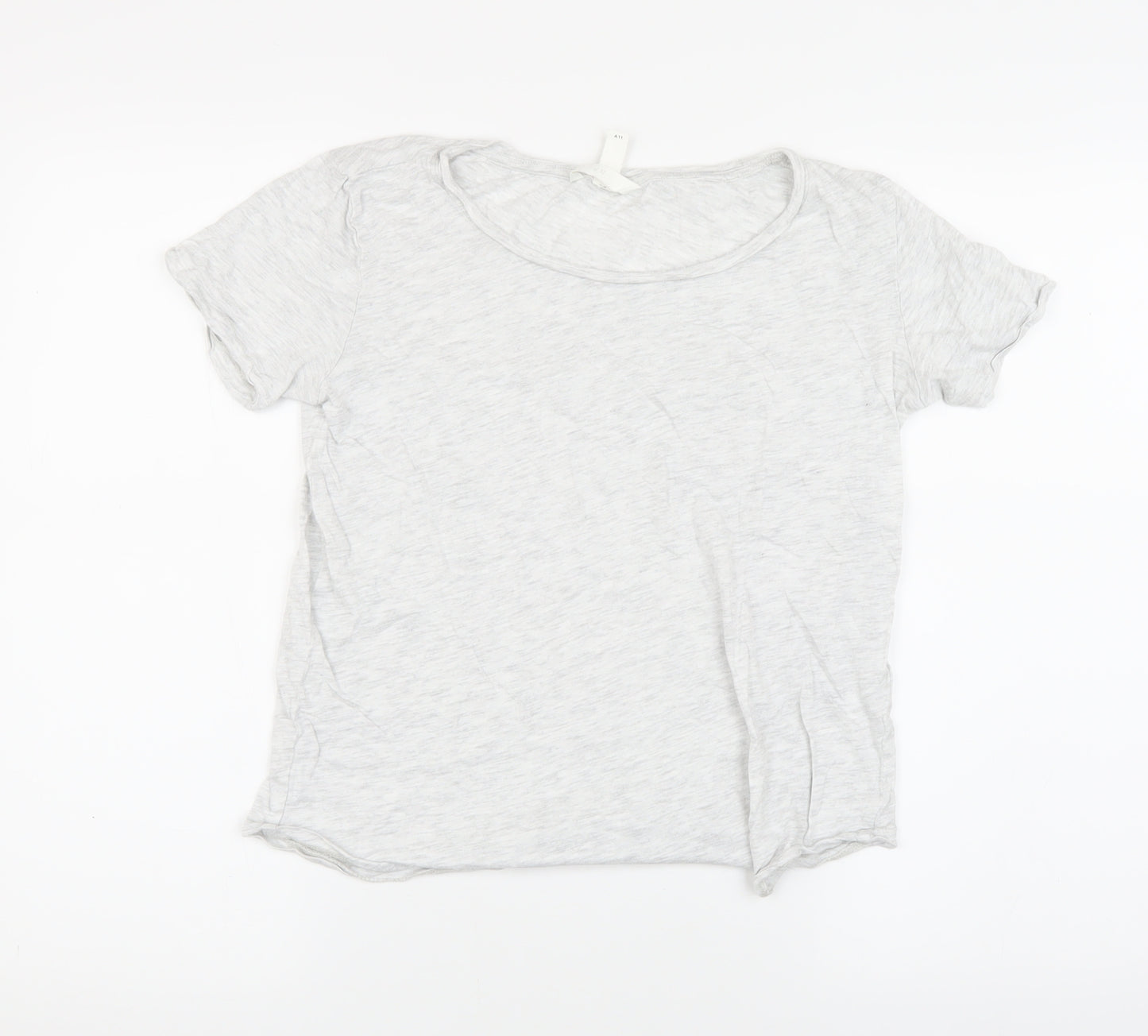 H&M Women's Grey Basic T-Shirt XS