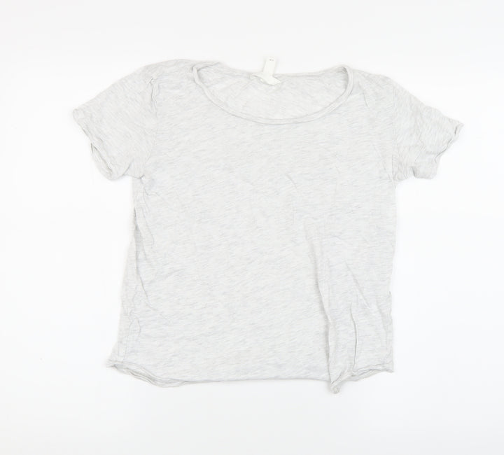 H&M Women's Grey Basic T-Shirt XS