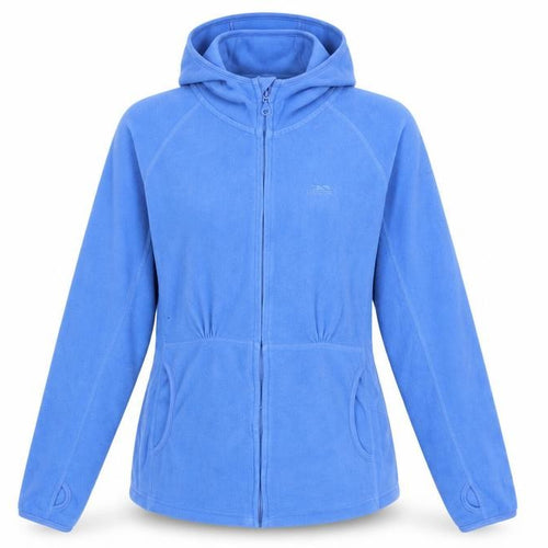 Trespass Women's Blue Fleece Jacket XL Hooded Casual