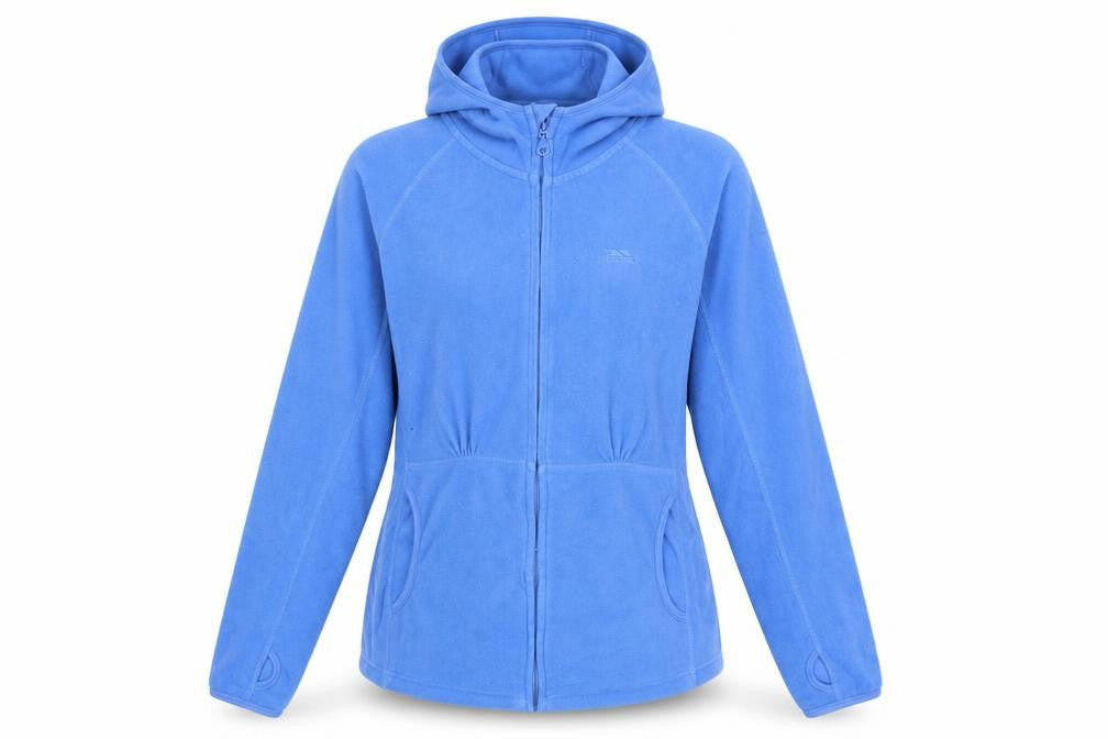 Trespass Women's Blue Fleece Jacket XL Hooded Casual