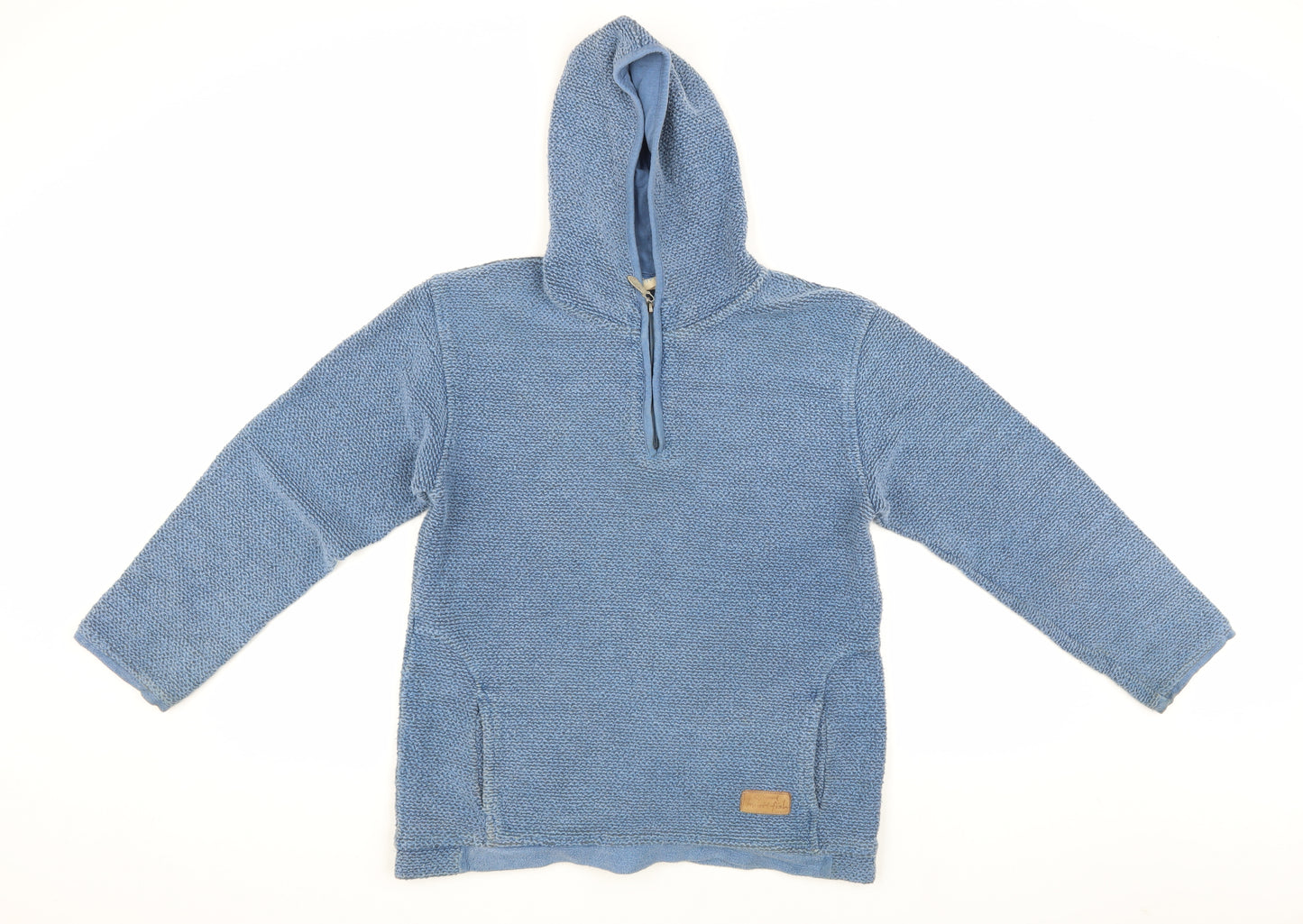 Weird Fish Men's XL Blue Pullover Hoodie