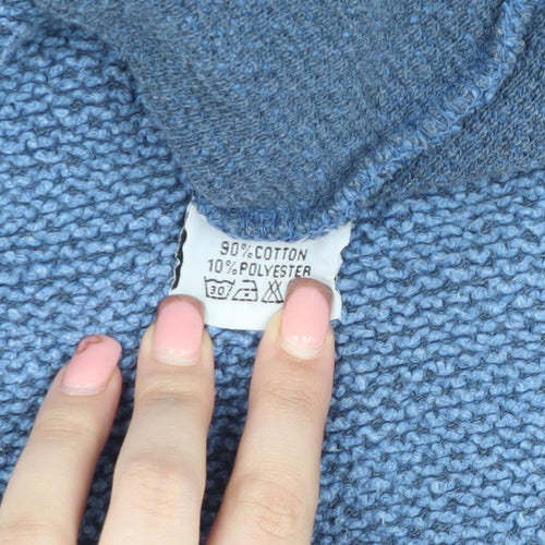 Weird Fish Men's XL Blue Pullover Hoodie