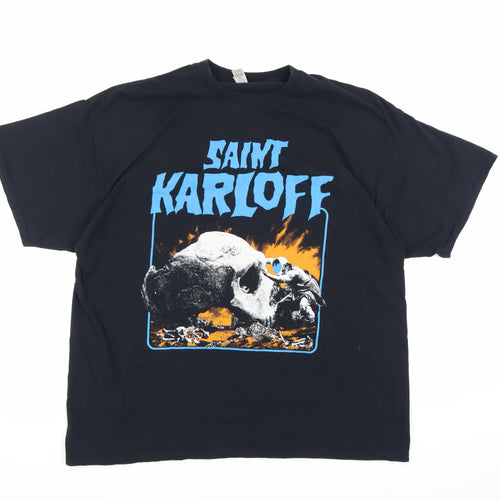 Gildan Unisex Black 2XL Music Gothic T-Shirt