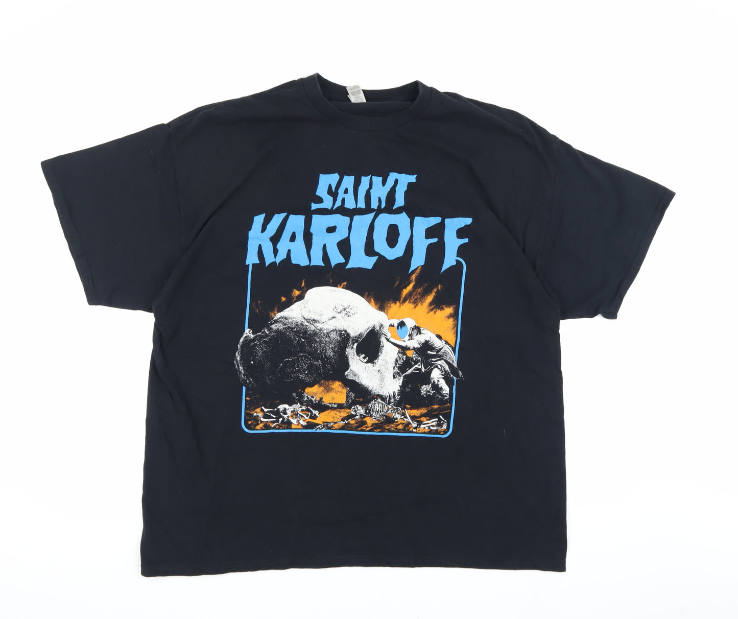 Gildan Unisex Black 2XL Music Gothic T-Shirt