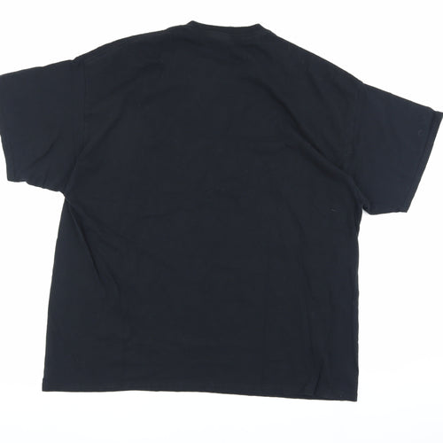 Gildan Unisex Black 2XL Music Gothic T-Shirt