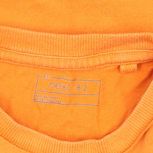 Next Boys Orange Camouflage Graphic Print T-Shirt, 6 Years