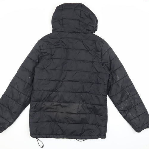 Peter Storm Men's Black Puffer Jacket XS Hooded Outdoor
