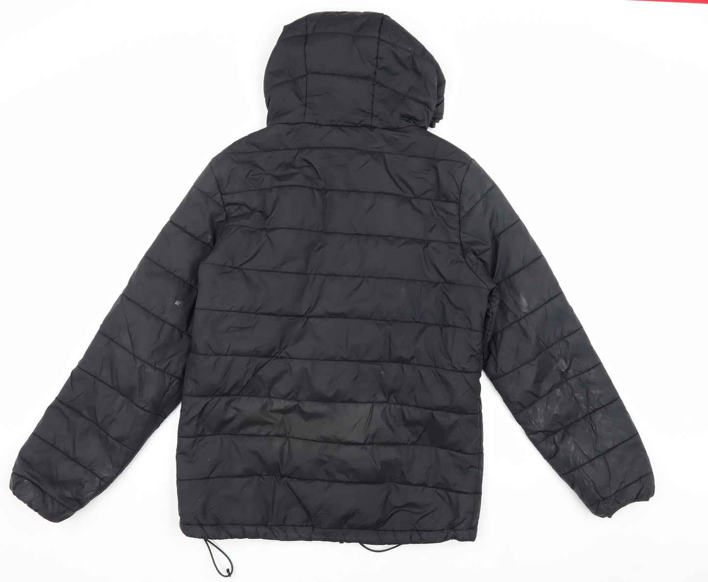 Peter Storm Men's Black Puffer Jacket XS Hooded Outdoor