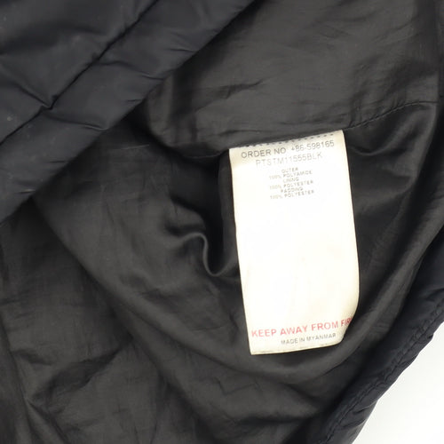 Peter Storm Men's Black Puffer Jacket XS Hooded Outdoor