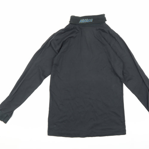 Unisex Black Long Sleeve Top - Size S