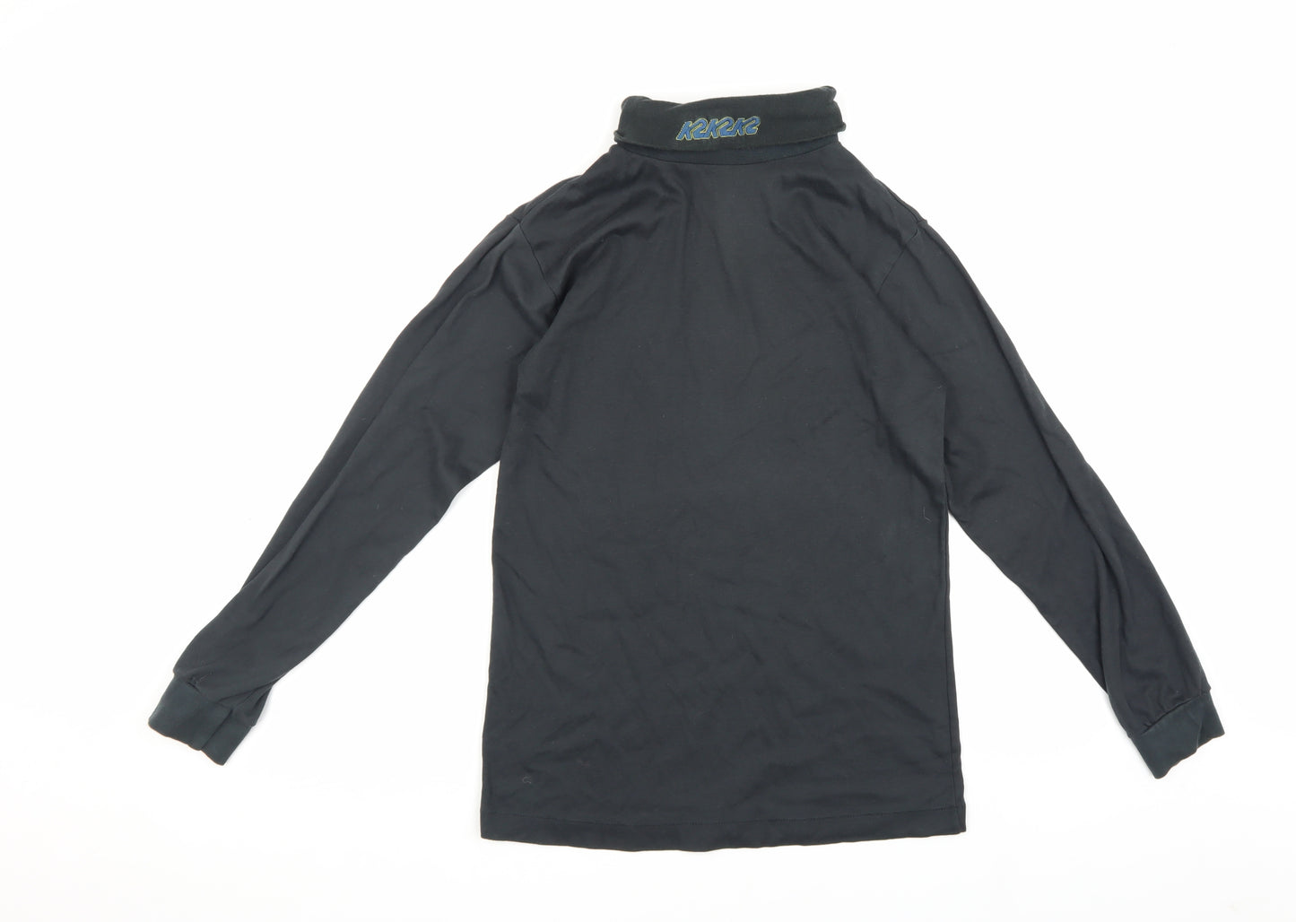 Unisex Black Long Sleeve Top - Size S