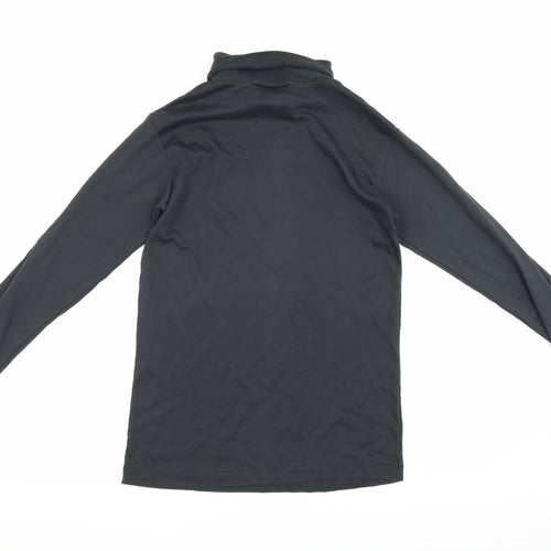 Unisex Black Long Sleeve Top - Size S