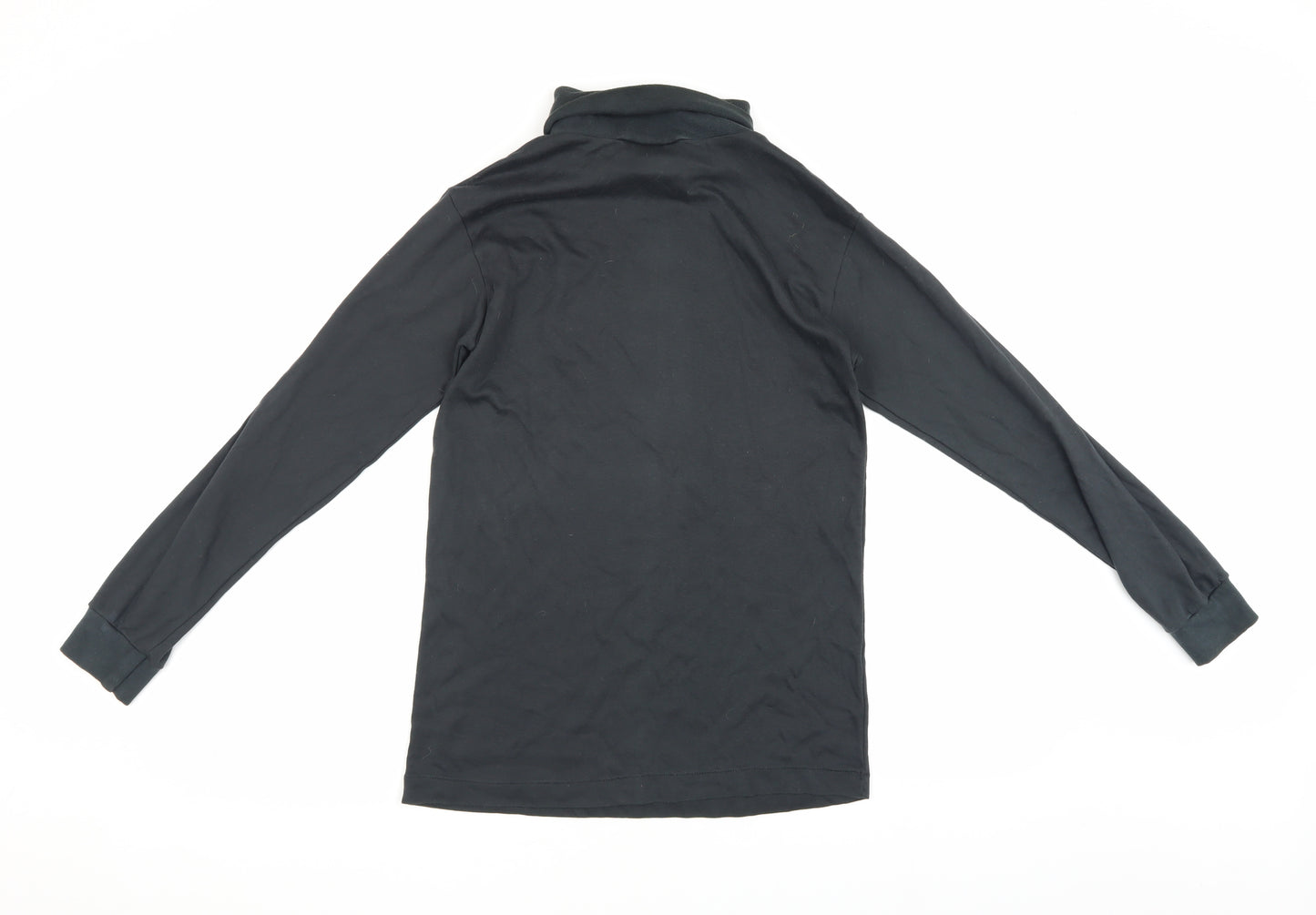 Unisex Black Long Sleeve Top - Size S