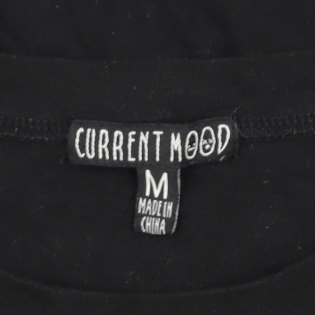 Current Mood Men's Black Snake Graphic Print T-Shirt M