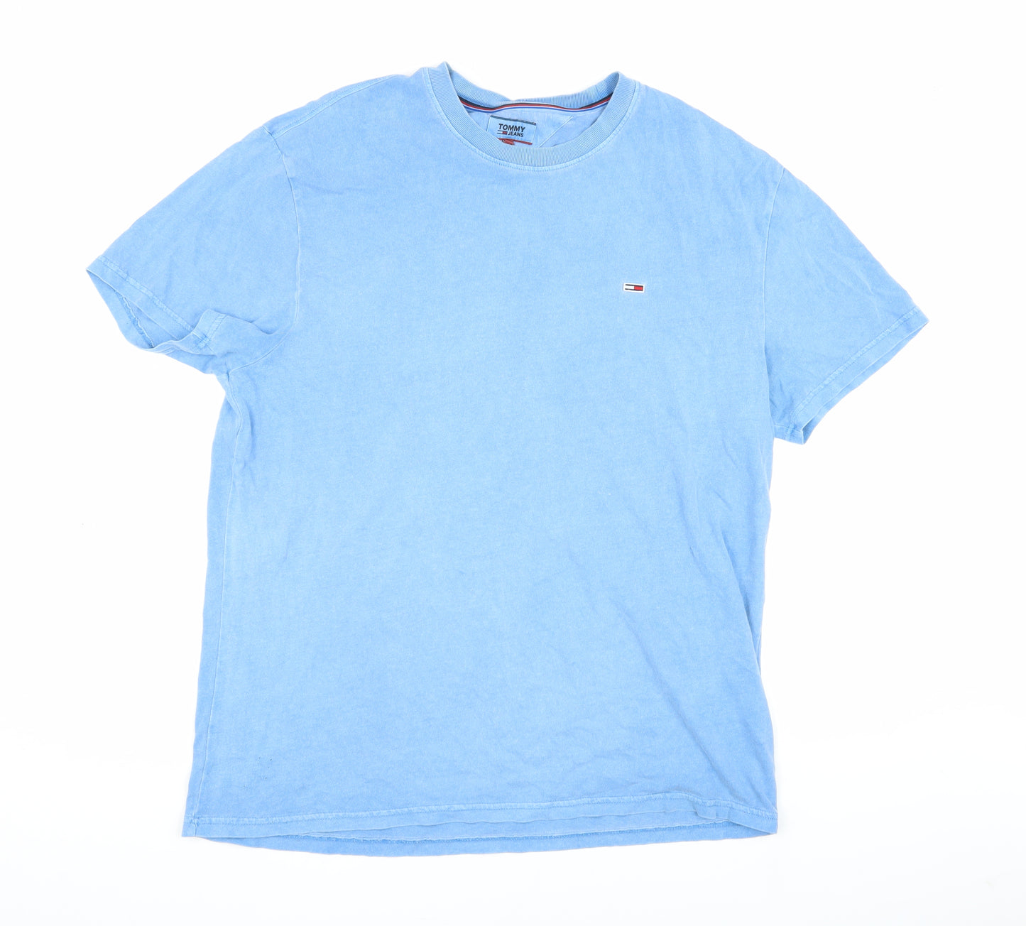 Tommy Jeans Men Blue 2XL Crew Neck T-Shirt