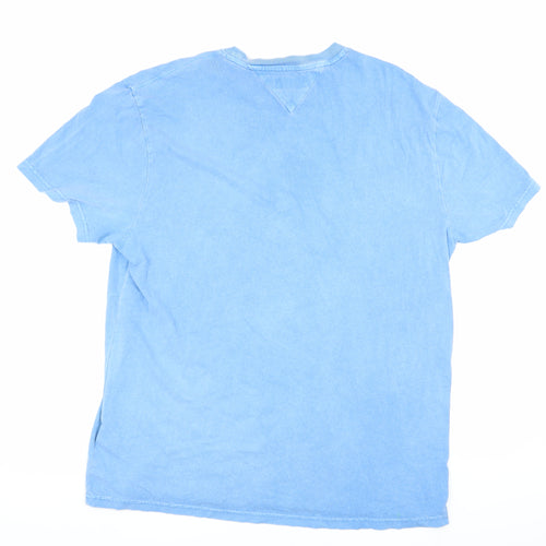 Tommy Jeans Men Blue 2XL Crew Neck T-Shirt